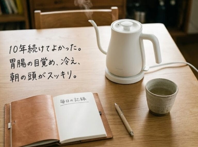 朝一杯の白湯