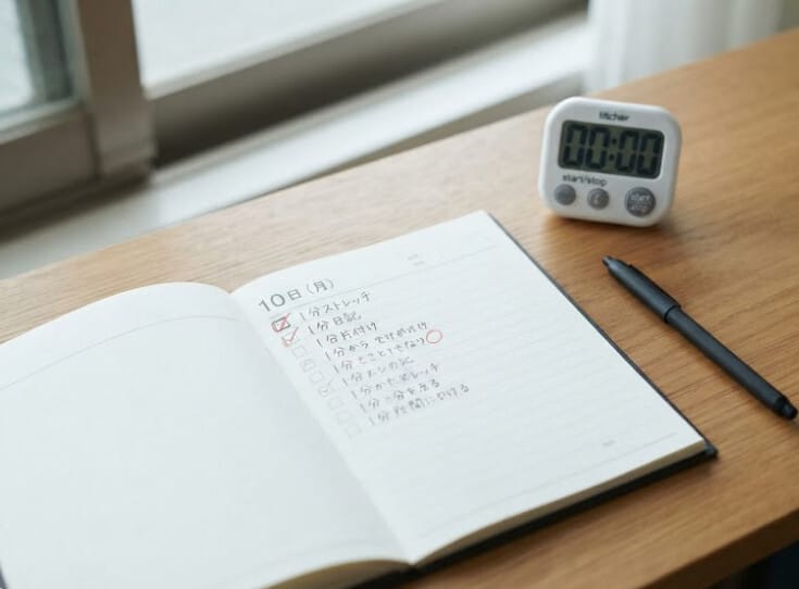 毎日1分の習慣が続く理由|週3回より継続率が全然違った話